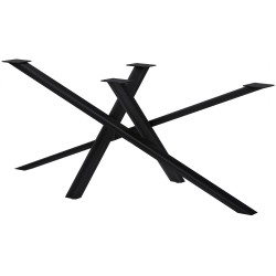 Picioare de masă Finney 180x80x72 negru antic