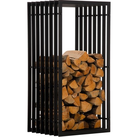 Suport pentru lemne Irving 40x50x100 negru mat