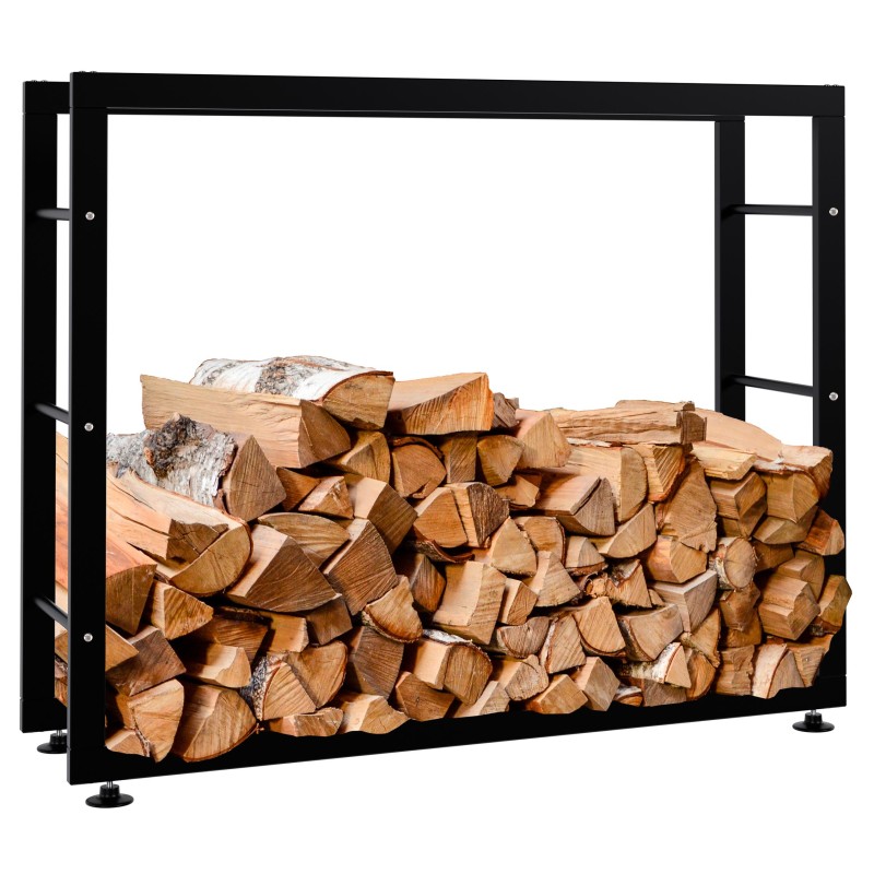 Suport pentru lemne Keri V2 25x100x80 cm negru