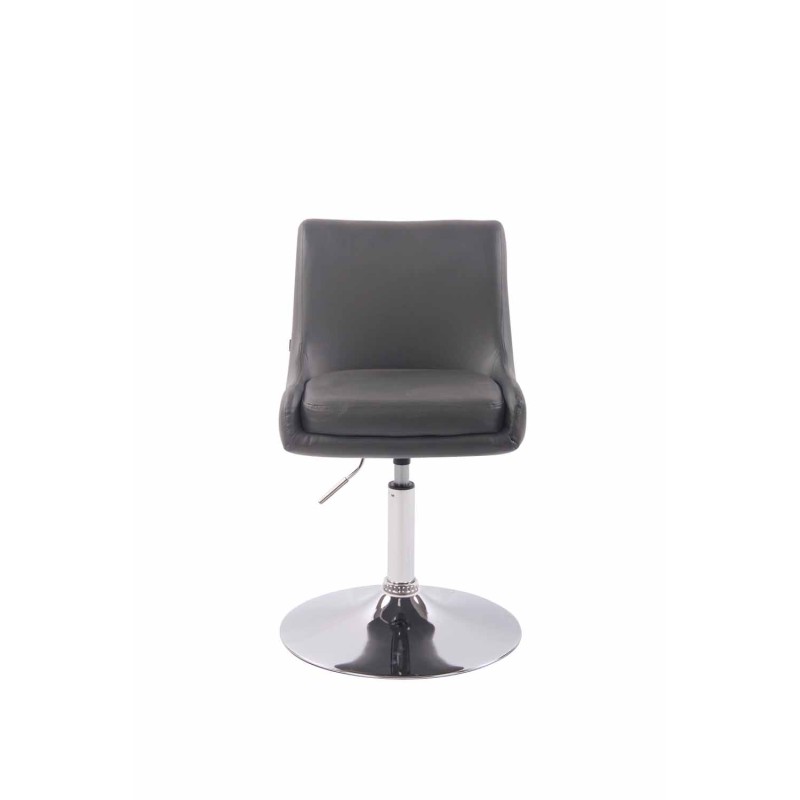 Șezlong Lounger Club piele ecologică gri