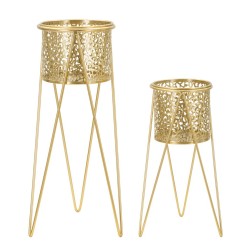 Set Glam de 2 suporturi pentru vaze OR 21X20X46-18X18X32 cm - Fier