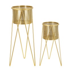 Set Glam de 2 suporturi pentru vaze GLAT 21X20X46-18X18X32 cm - Fier