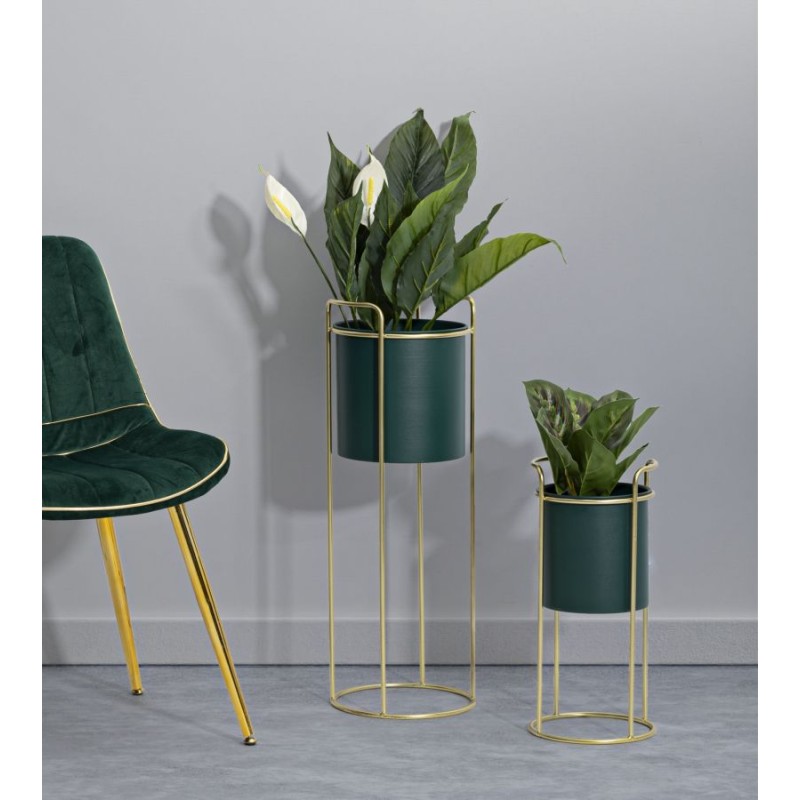 Set suport vază Glam GRENT SLIM 2 buc Ø 24X70-19,5X45 cm - Fier