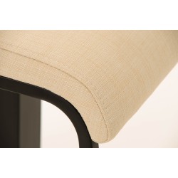 Scaun de bar din material textil Lameng B782