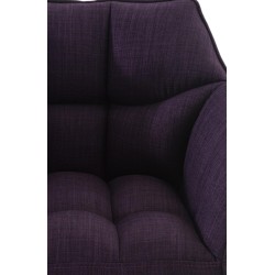 Scaun de bar Damaso B din material textil cu bază cu 4 picioare2